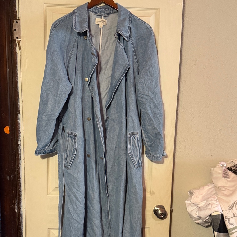 Universal Thread Light Blue Trench Coat